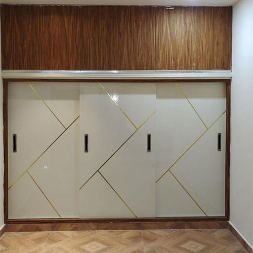 Customised Modular Wardrobe - Color: Brown