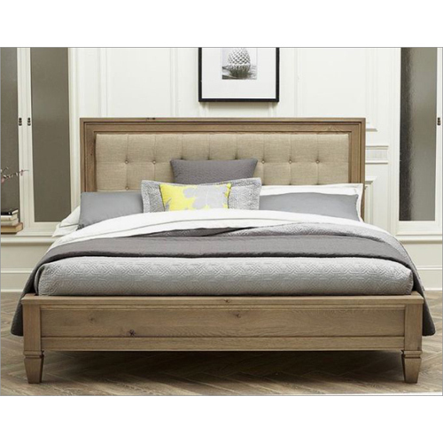 Customized Modular Wooden Bed - Color: Brown