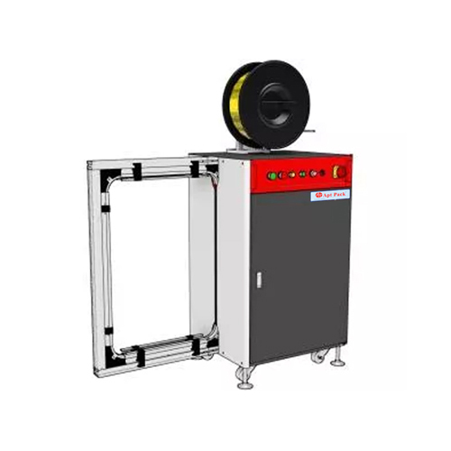 Fully Automatic Side Seal Strapping Machine - Color: Black