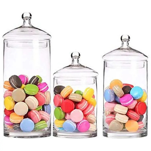 Glass Toffee Jar - Color: Transparent