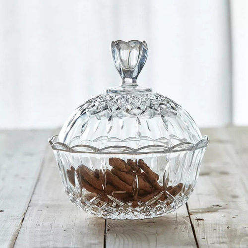 Glass Candy Jar - Color: Transparent