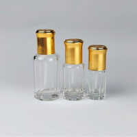 Attar Oil Bottle - Color: Transparent