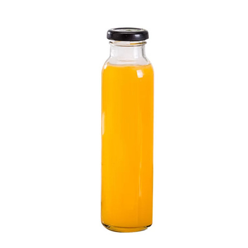 Glass Juice Bottle - Color: Transparent