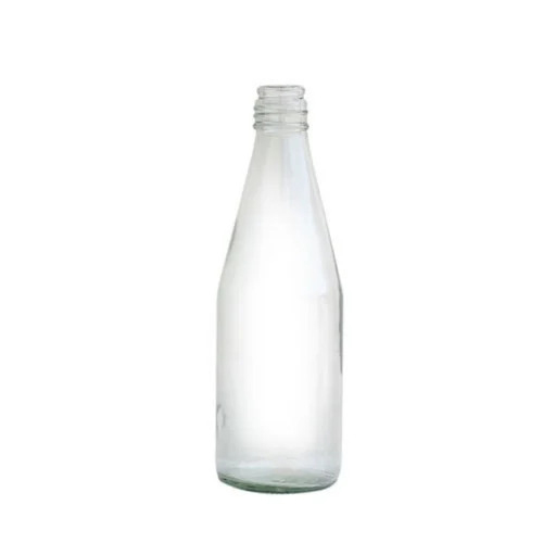 Round Shape Empty Bottle - Color: Transparent