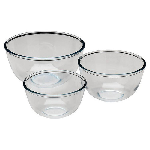 Transparent Glass Round Bowl - Size: Different Size