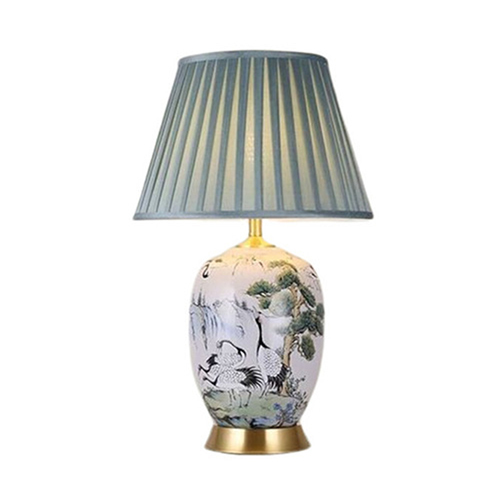 Table Glass Lamp - Color: White