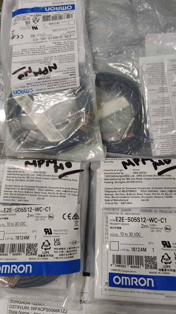 Omron Proximity Sensor 10 To30Vdc,E2E-S05S12-Wc-C1 - Accuracy: High