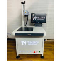 Mild Steel Laser Marking Machine - Color: Gray