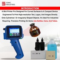 Sonic Industries Mini Pro for printing date,Mrp,Exp.logo,Serial no & etc.
