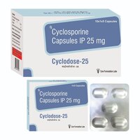 Cyclosporine Ip 25mg - Drug Type: General Medicines