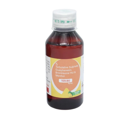 Terbutaline Sulphate Guaiphenesin Bromhexine HCL Aand Menthol Syrup