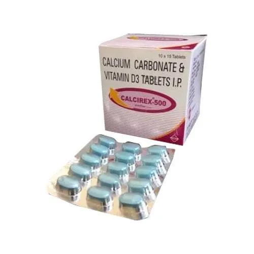 500mg Calcium Carbonate And Vitamin D3 Tablets