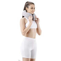 Ap-07 Travel Pillow - Soft Spandex Material, Lightweight And Portable | Adjustable Manual Neck Support, Eco-friendly And Washable