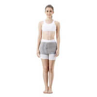 Bb-10 Pelvic Binder - Latex Material, Size S, Grey Color | Unisex Design, Adjustable Fit, 1-year Warranty, Foldable For Easy Storage