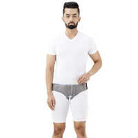 Bb-07 Hernia Belt - Latex Material, Size S, Grey Color | Adjustable Design, 1-year Warranty, Eco-friendly And Recyclable