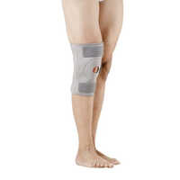 Ka-09 Drytex Knee Wrap Hinged - Spandex Material, Medium Size, Grey Color | Breathable, Flexible, Light Weight, Eco-friendly