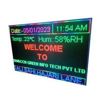 Running Led Display Board - Ip55 Protection, 12v Input, 1hp Power, Full-color Video Function | Ideal For Outdoor High-quality Displays