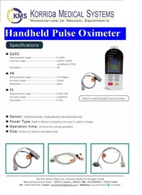 HANDLE HAND PULSE OXIMETER