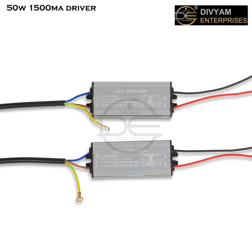 50W Street Light Driver - Color: Silver