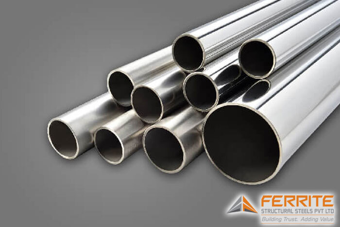 Stainless Steel Round Pipes - Customized Sizes, Gray Polish Finish | Corrosion Resistance, High Durability, Versatile Applications