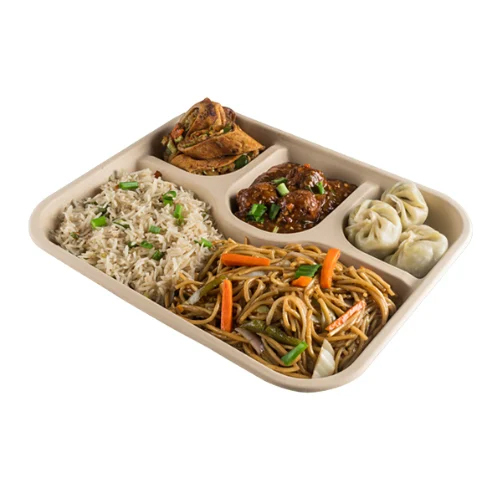 4 Cp Mini Meal Disposable Plates - Application: Industrial