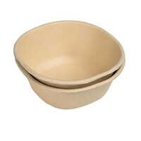 Bagasse Plain 120ml Disposable Bowls - Sugarcane Bagasse, 88x88x33 mm | Microwave & Refrigerator Safe, Eco-friendly & Compostable, Leak Proof