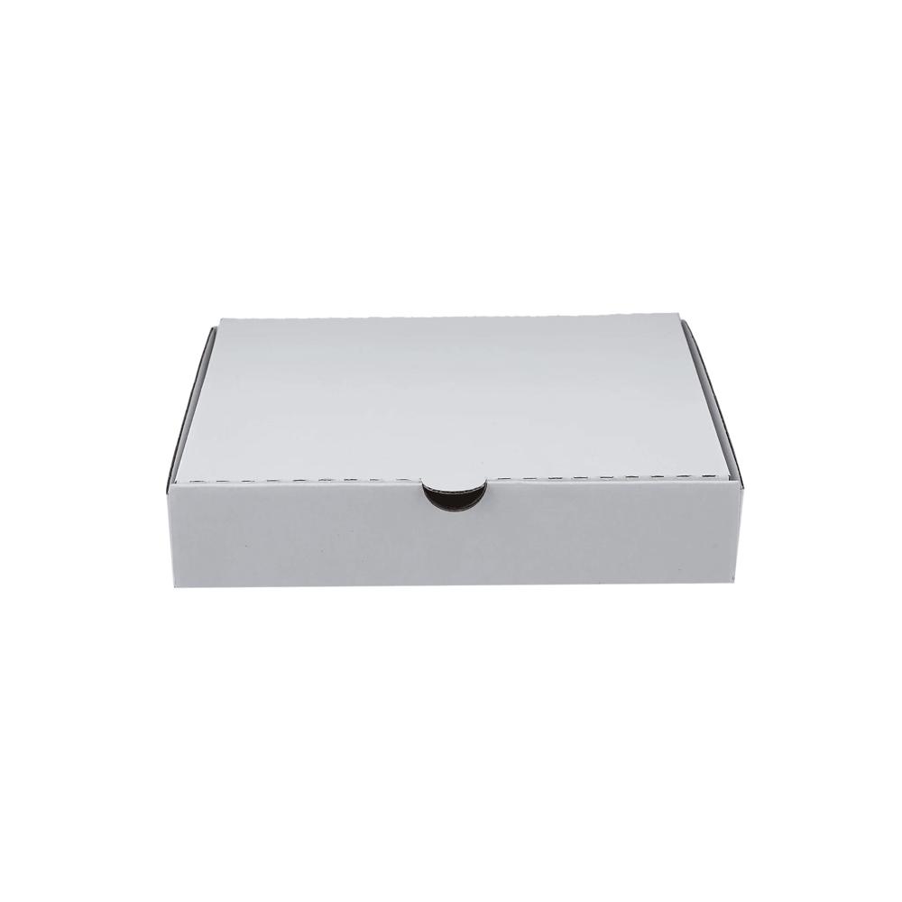 8 Inch White Paper Corrugated Pizza Box