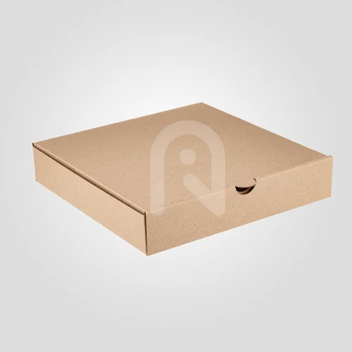 8 Inch Paper Corrugated Pizza Box - Finishing: Matte Lamination