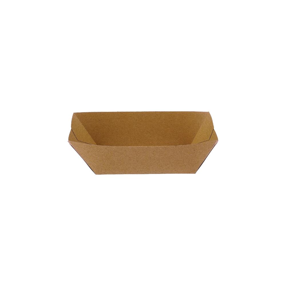 Kraft Paper Boat Tray - Small (11.5 x 8.5 x 4.5 cm)