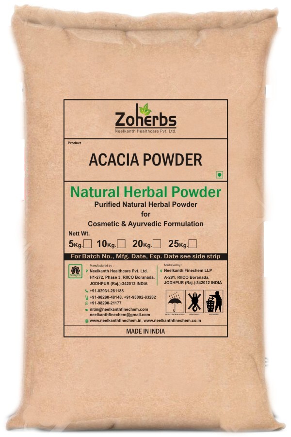 Acacia Powder - Product Type: Natural Gum / Food Additive / Dietary Fiber.