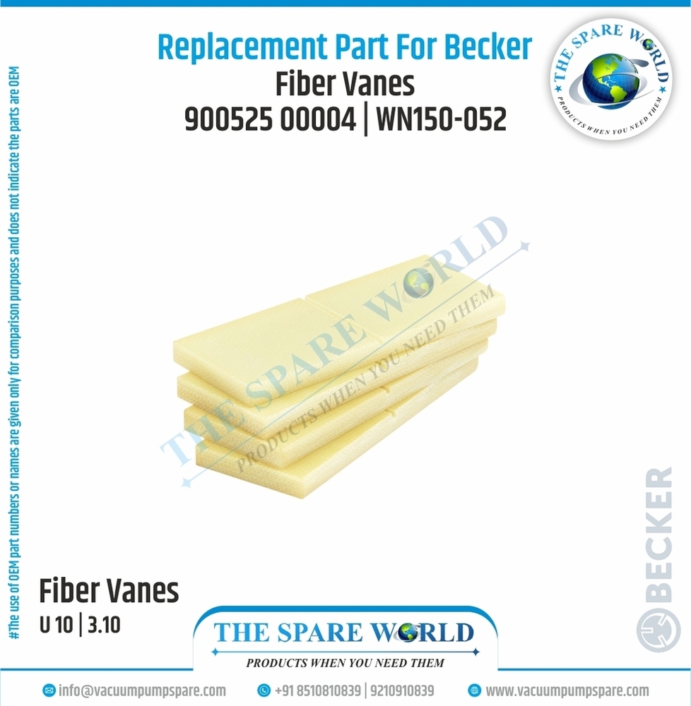 Vane Set For Becker - U 10 | 3.10 | 4 | Wn150-052 - Chemical Composition: G11