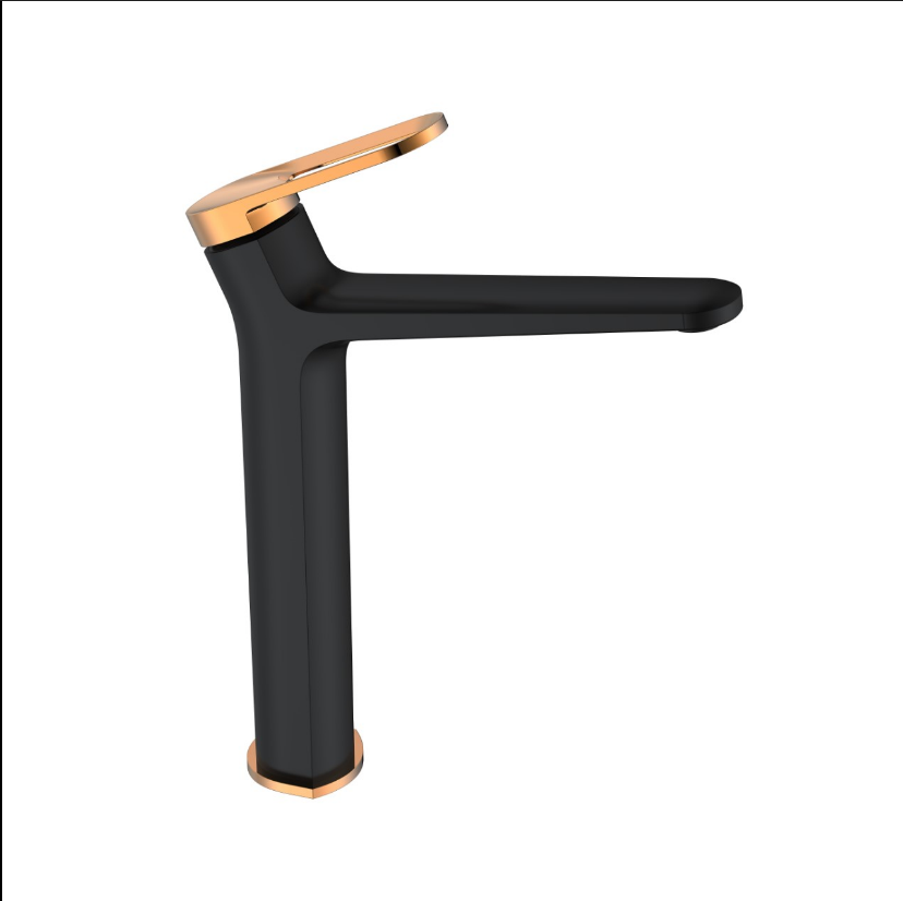 Imported Tall Body Mixer Faucet - Color: Black