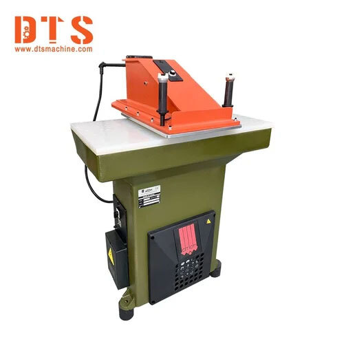 Hydraulic Sewing Arm Cutting Machine - Color: Green