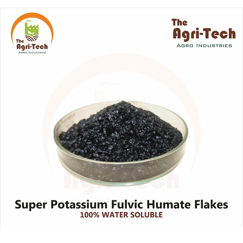 Super Potassium Fulvic Humate Flakes