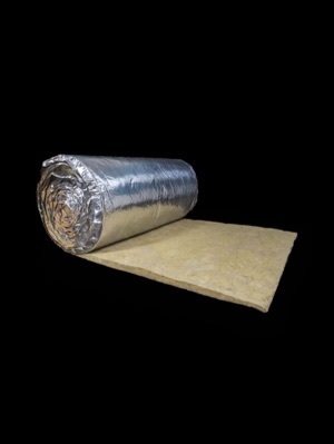 Building Roll - Rockwool Insulation Material, 40-50 kg/m3 Density, 40-50 mm Thickness, Brown Color, Ideal for Industrial Applications