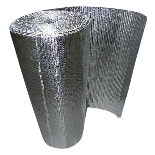 Bubble Wrap Insulation - Plastic Films, Different Sizes, Silver Color, 8mm Thickness | Smooth Surface Treatment for Industrial Applications