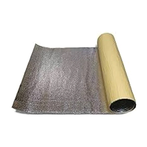 Thermal Insulation Fabric - Phenolic Foam, 1 ft Size, Silver Color, Smooth Surface, 4 mm Thickness | Ideal for Energy Efficiency and Easy Installation