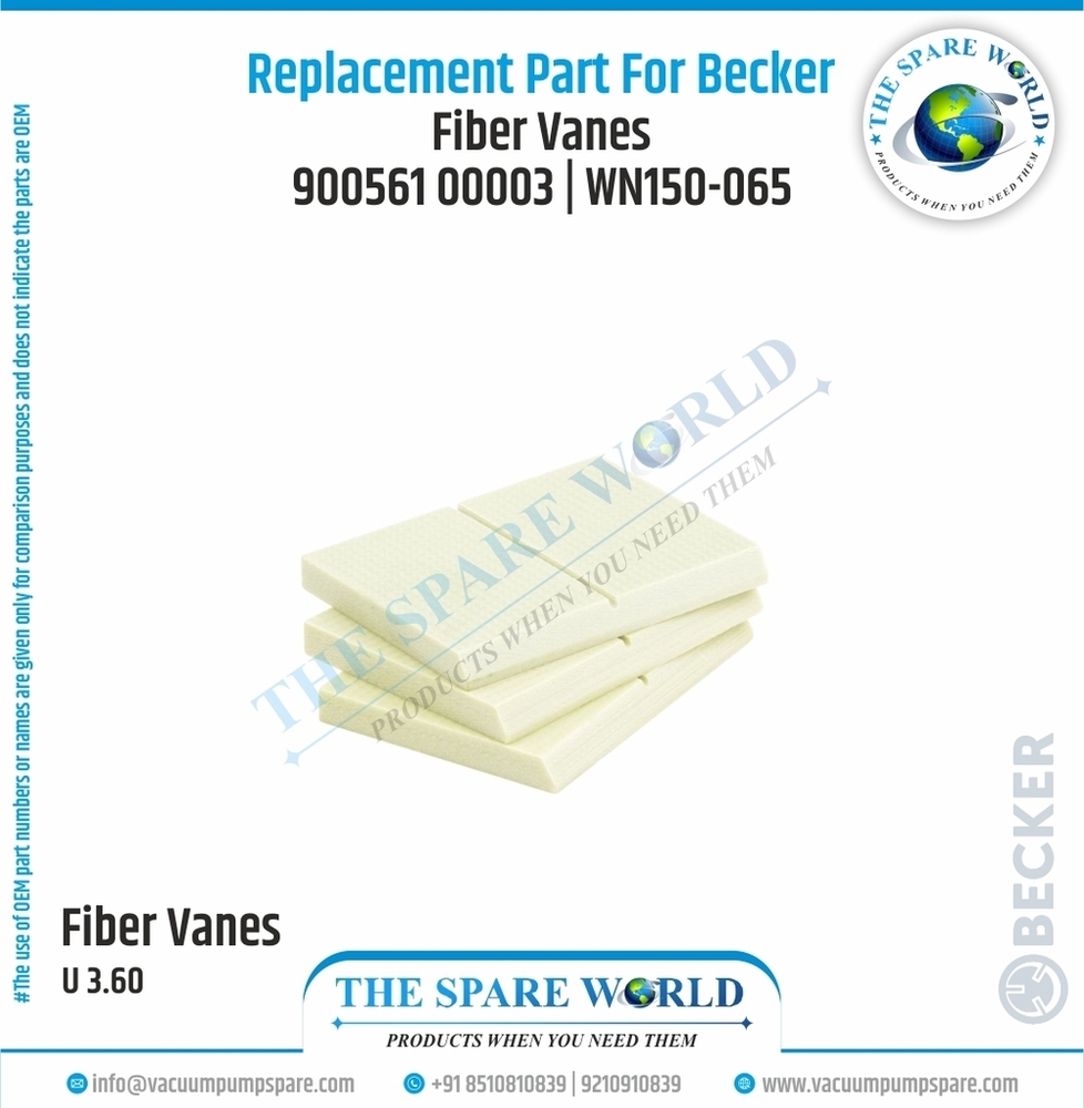 Vane Set For Becker - U 3.60 | 3 | Wn150-065 - Chemical Composition: G11