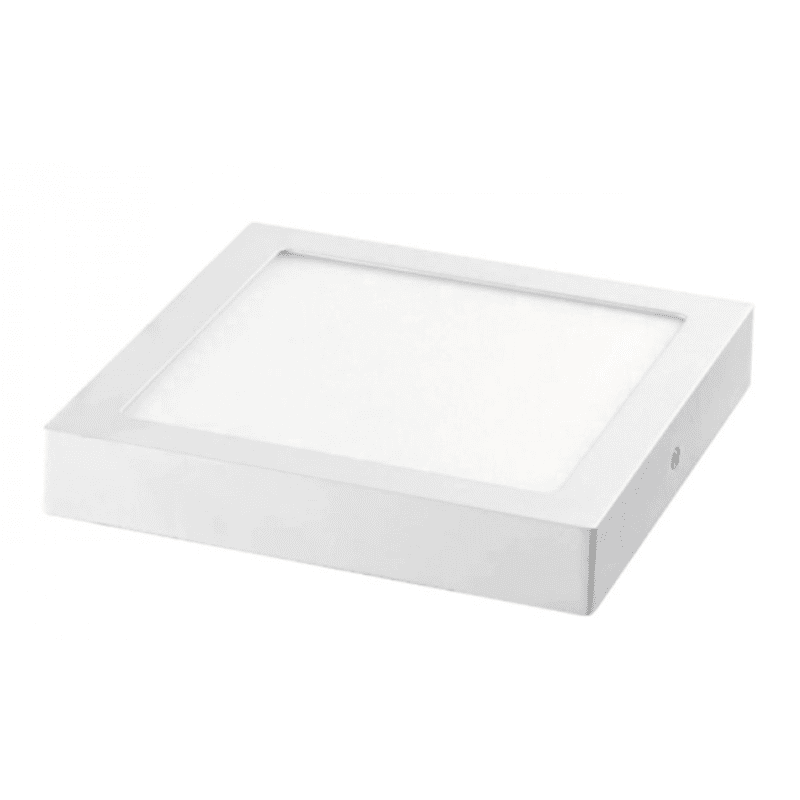 Led Surface Panel Light - 12w Prime Sq (Cw) | Plastic Material, Pmma Lgp And Diffuser For Uniform Eye-friendly Light Distribution
