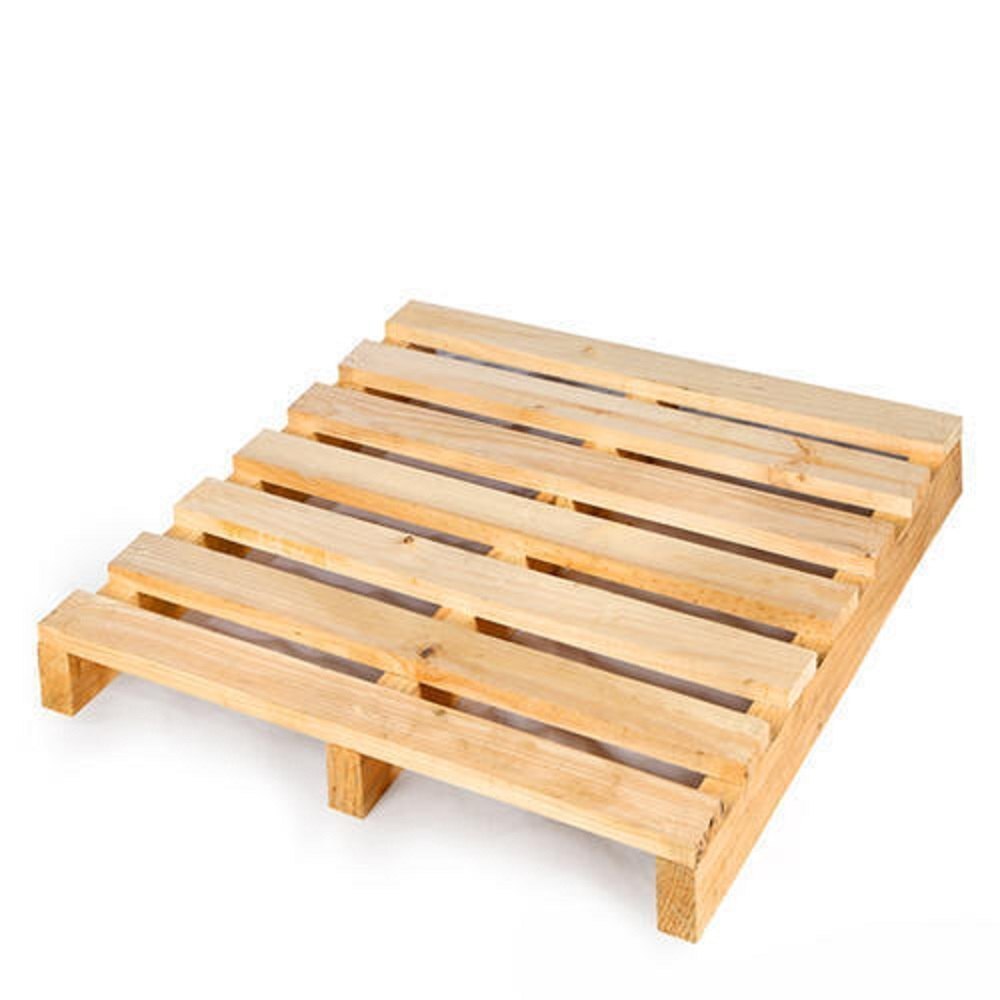 2 Way Wooden Pallet - High-Quality Wooden Material Standard Freight Dimensions Ideal for Efficient Storage and Transport
