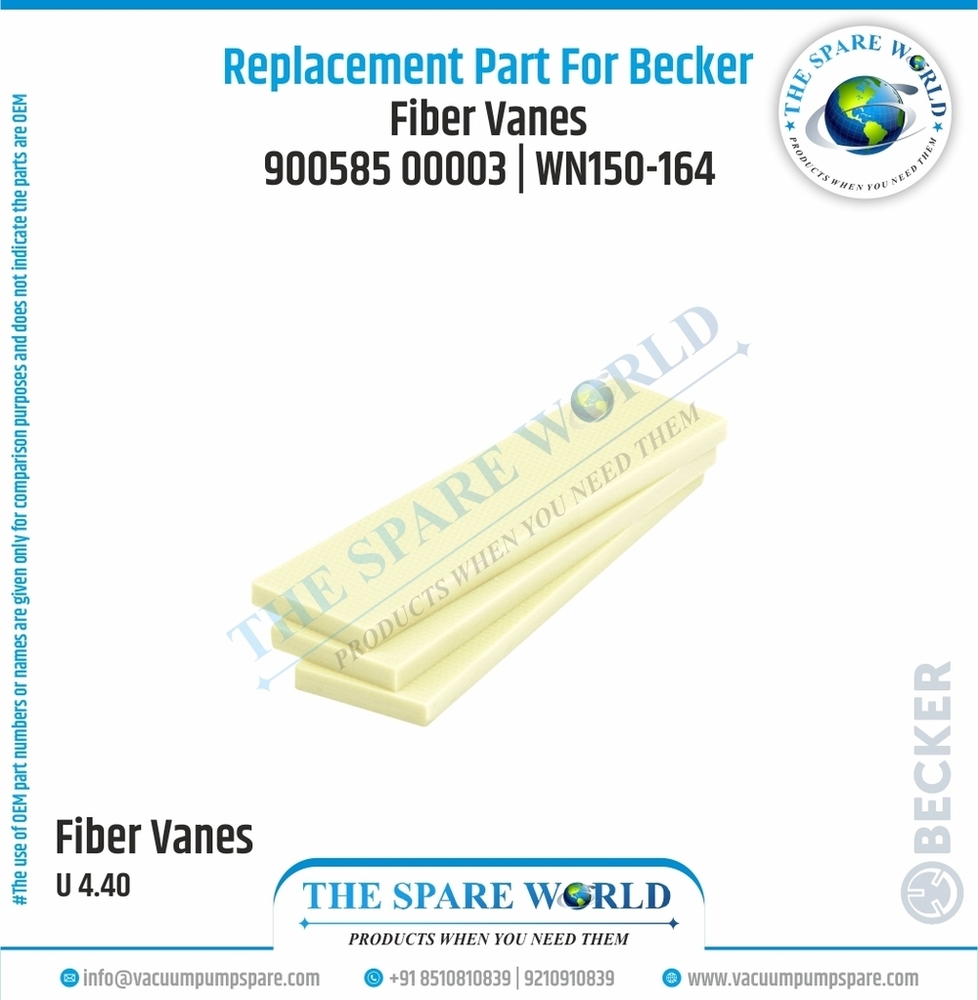 Vane Set For Becker - U 4.40 | 3 | Wn150-164 - Chemical Composition: G11