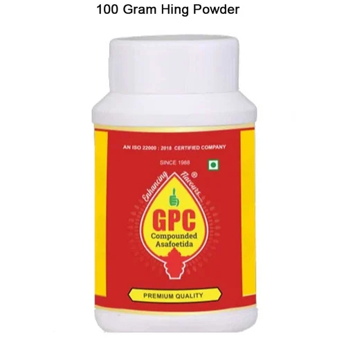 100 Gram Hing Powder - Powder Form, 9 Months Shelf Life, Brown Color | Simple to Use & Store, Ideal for Cooking