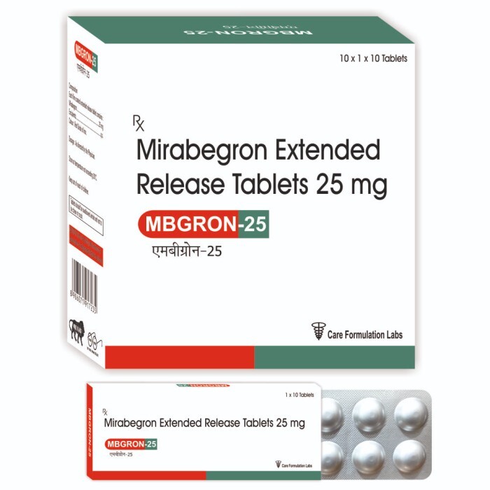 Mirabegron Extended Release Tablet 25Mg - Drug Type: General Medicines
