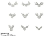 New Design 92.5 Silver Solitaire Pendant