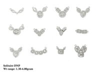 New Design 92.5 Silver Solitaire Pendant
