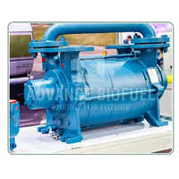Double Stage Vacuum Pump - Stainless Steel, Standard Size, Blue Color | Max Flow Rate 10m3, Industrial Usage