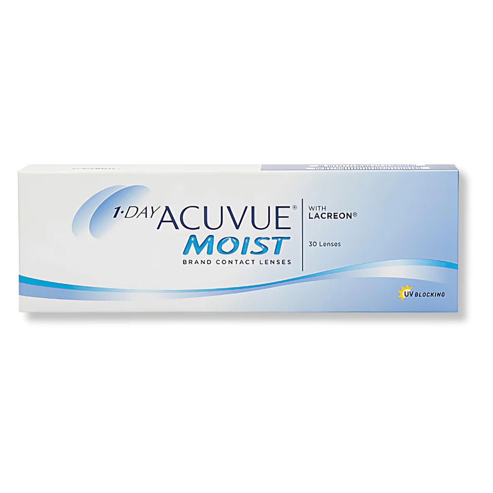 Johnson & Johnson 1-Day Acuvue Moist Daily Contact Lens (30 Lens/Box)