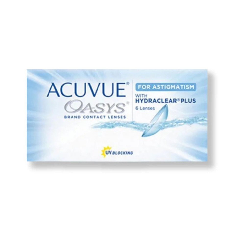 Johnson & Johnson Acuvue Oasys 2-week for Astigmatism Bi-Weekly Contact Lens (6 Lens/Box)