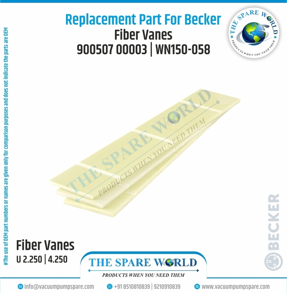 Vane Set For Becker - U 2.250 | 4.250 | 3 | Wn150-058 - Chemical Composition: G11