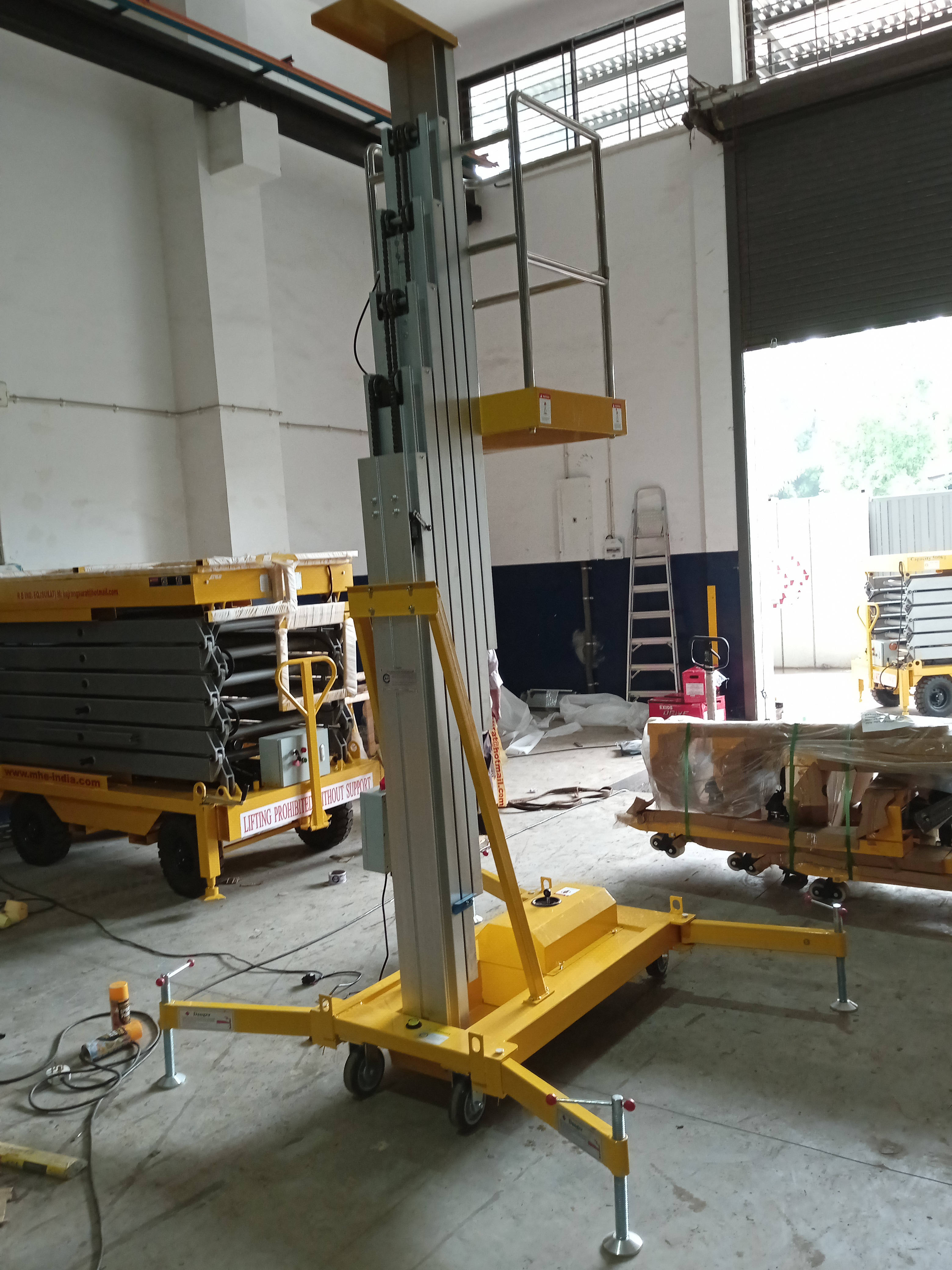 Mild Steel Aerial Work Platform - Attributes: Strong